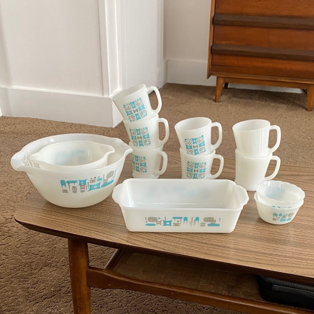 Vintage “My Blue Heaven” Kitchen Ware.